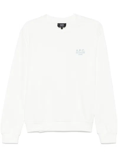 Apc Rue Madame Sweatshirt In White