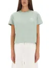 Apc Madame Street Organic Cotton Crew-neck T-shirt