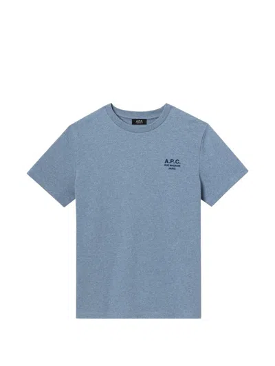 A.p.c. Rue Madame T-shirt In Blue