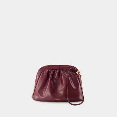 Apc Bourse Ninon Crossbody - A.p.c. - Synthetic - Burgundy