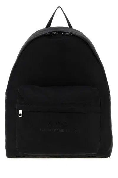 A.p.c. Sac A Dos Backstage Small In Black