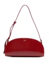 Apc A.p.c. Sac Demi-lune Shoulder Bags In Red
