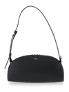 Apc Mini Demi-lune Structured Shoulder Handbag In Black