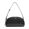 Apc Mini Demi-lune Structured Shoulder Handbag In Black