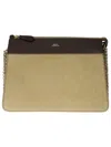 Apc Trapezoidal Bag In Vegetable-tanned Leather In Cai Cafe
