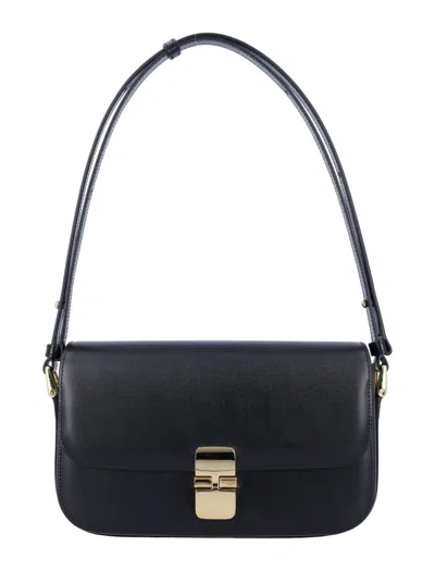 Apc Sac Grace Rectangular Shoulder Bag In Black