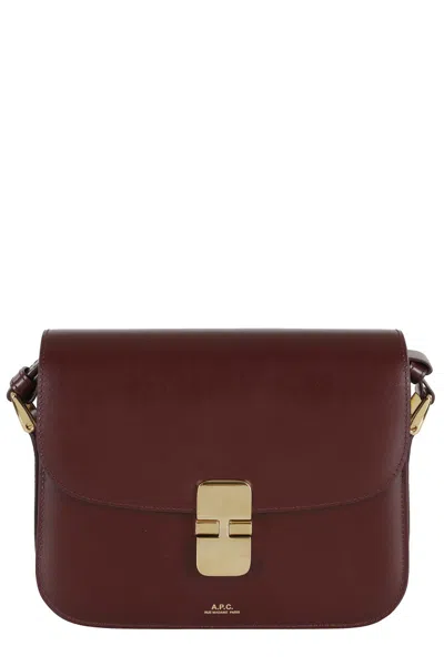Apc A.p.c. Sac Grace Small Shoulder Bag In Black