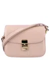 Apc A.p.c. Grace Logo Printed Small Shoulder Bag In Pink