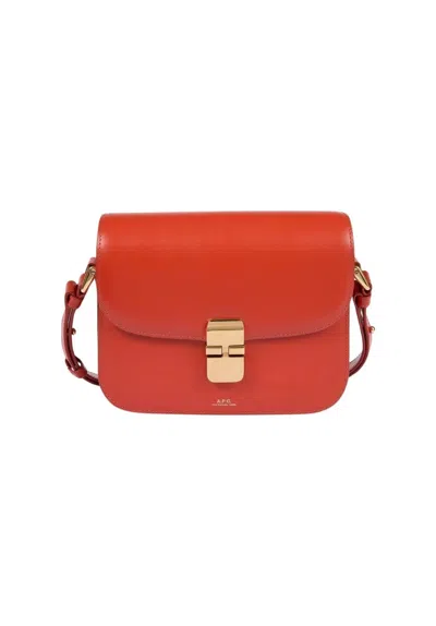 Apc Sac Grace Small Shoulder Bag In Red