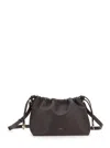 Apc Adjustable-strap Drawstring Shoulder Bag In Brown