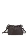 Apc Adjustable-strap Drawstring Shoulder Bag In Brown