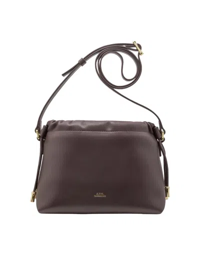 Apc Sac Ninon Mini Bag In Brown