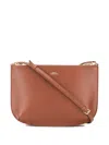 Apc Crossbody Bags A.p.c. Woman Color Leather In Cuoio