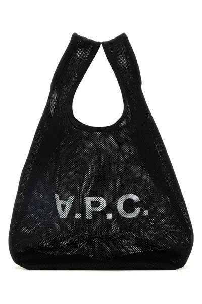 A.p.c. Sac Shopping Rebound In Black