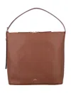 Apc Sac Vera Rectangular Shoulder Bag In Brown