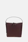 Apc A.p.c. Sac Vera Shoulder Bag In Burgundy
