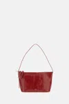 Apc A.p.c. Zippered Shoulder Bag With Top Handle In Red