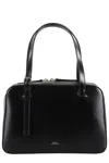 Apc Black Shoulder Bag With Versatile Carrying Options