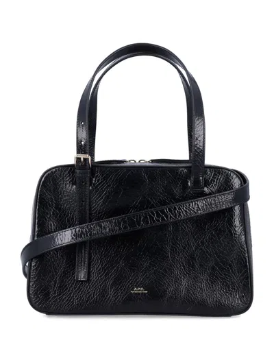 APC A.P.C. VIRGINIE PATENT LEATHER BAG
