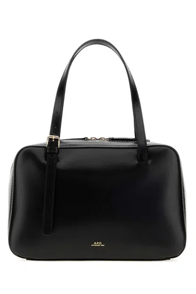 A.p.c. Sac Virginie Box In Black