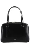 Apc A.p.c. Black Shoulder Bag With Versatile Carrying Options In Black