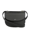 Apc Structured Mini Shoulder Bag With Adjustable Strap In Black