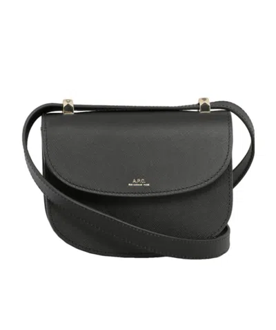 Apc Saddle Shoulder Bag In Black