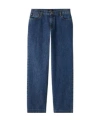 Apc Sailor Cropped Jeans In Blue