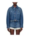 Apc Indigo Natacha Ramsay-levi Edition Sainters Denim Jacket In Blue