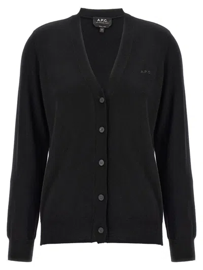 Apc A.p.c. 'salome' Cardigan In Black