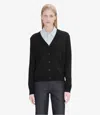 Apc Salomé Logo Cardigan L Dark Navy Blue In Dark Navy Blue