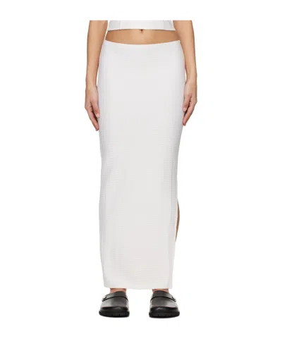 Apc Salome Split Skirt In White