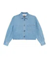 Apc Blue Samantha Denim Overshirt In Blue