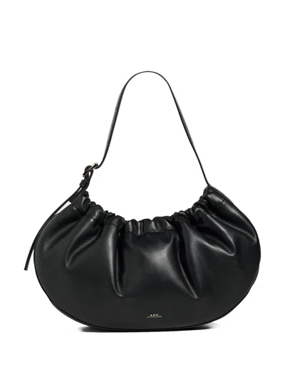 APC SAN NINON HOOP BAG BLACK