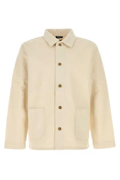APC SAND DENIM KERLOUAN JACKET