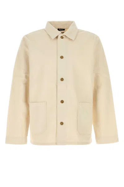 APC SAND DENIM KERLOUAN JACKET