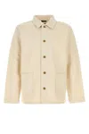 Apc A.p.c. Sand Denim Kerlouan Jacket In Pink
