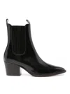 Apc Black Debbie Santiago Boots In Black