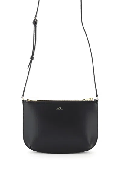 Apc Sarah Shoulder Bag In Black
