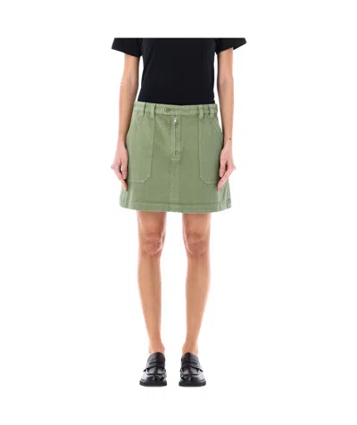 APC SARAH DENIM MINI SKIRT