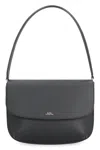 Apc A.p.c. Sarah Leather Shoulder Bag In Black