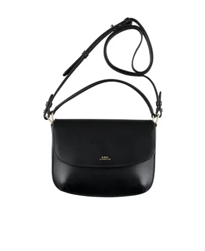 A.P.C. A.P.C. LOGO PRINTED SARAH MINI SHOULDER BAG