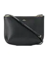 Apc Sac Geneve Mini Cuir Smooth Leather In Black