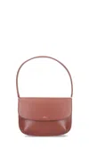Apc Sarah Shoulder Bag - A. P.c. - Leather - Hazelnut In Brown
