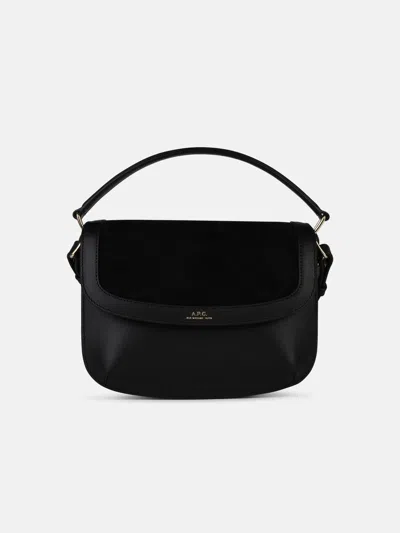 Apc 'sarah' 'mini' Black Leather Bag