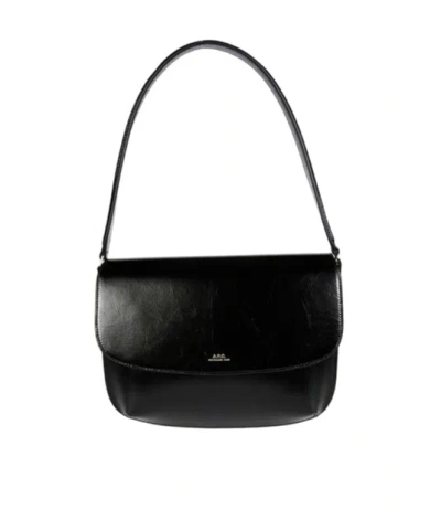 Apc Sarah Shoulder Bag In Black