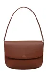 Apc A.p.c. Sac Sarah Shoulder A Strap Bags In Brown