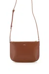 Apc Sarah Shoulder Bag In Noisette