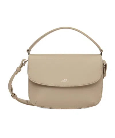 Apc Sarah Shoulder Bag In Nude