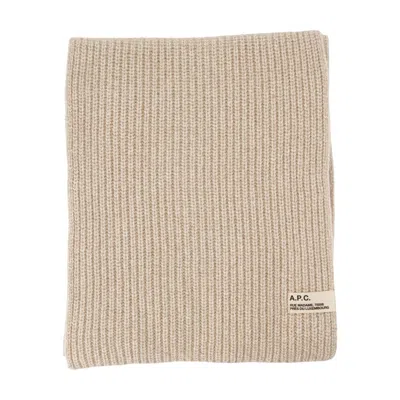 A.p.c. Sasha Scarf In Burgundy